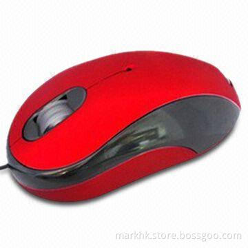 3D Optical Mouse with High-precision Optical Sensor, 800DPI Resolution and 135cm Cable Length